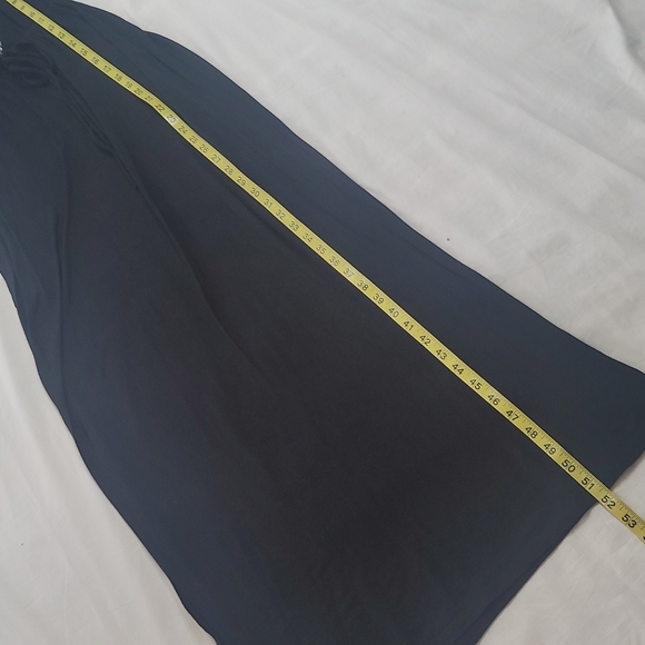 Toska long black summer open back maxi dress sz Small - Picture 8 of 11